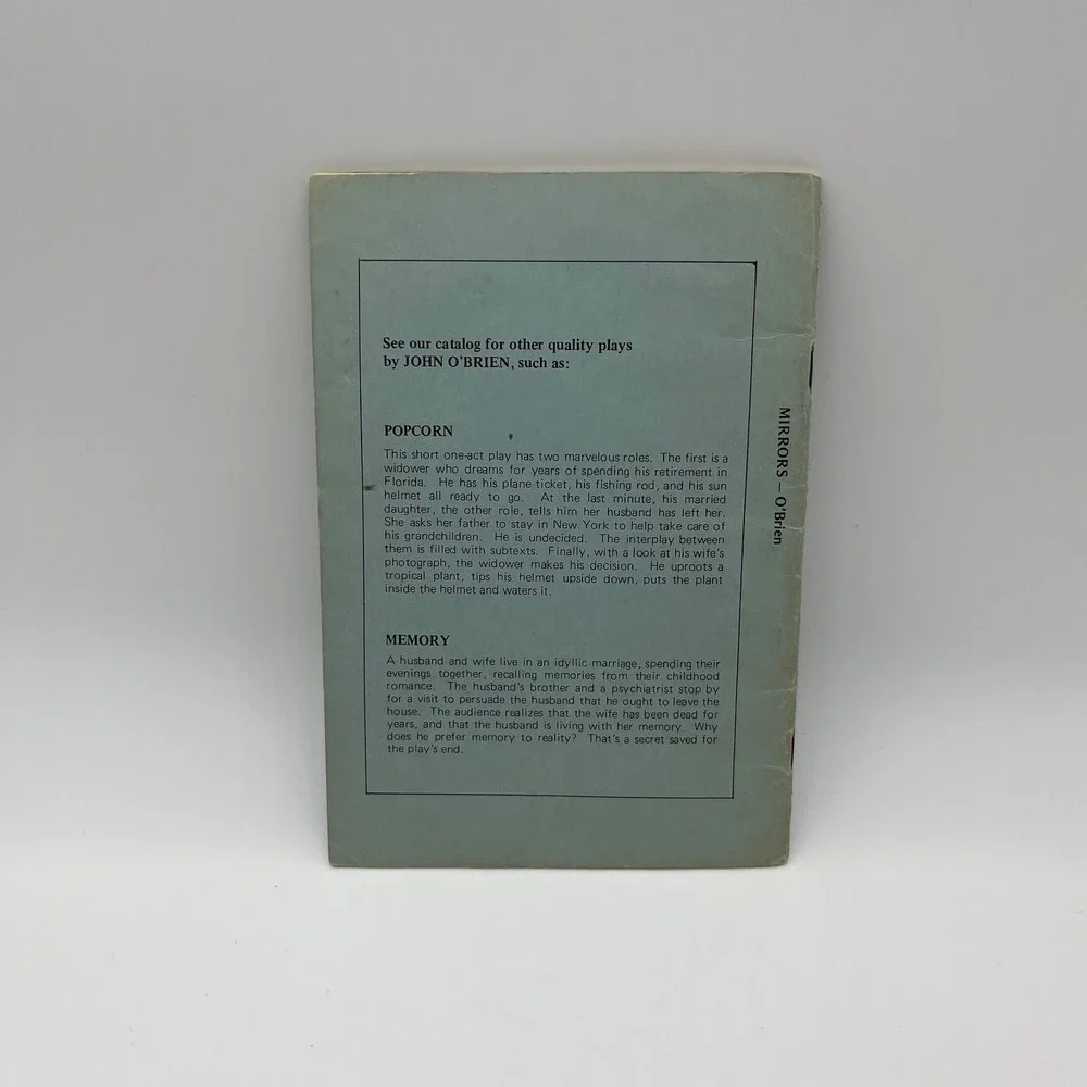 Mirrors One-Act Play by John O'Brien‎ Dramatic Publishing Company Vintage